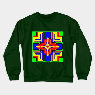 Kryptonite green superman pattern #3 Crewneck Sweatshirt